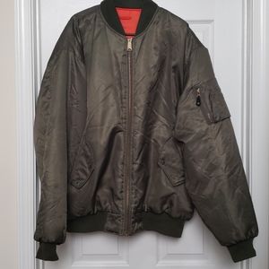 Delf USA Full Zip Reversible Bomber Jacket XL